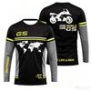 Motorradtour Weltkarte Grafik Langarm Trikot Familienpassend Biker Outdoor Lässig Stilvoll Täglich Bedrucktes T-Shirt Trage Top