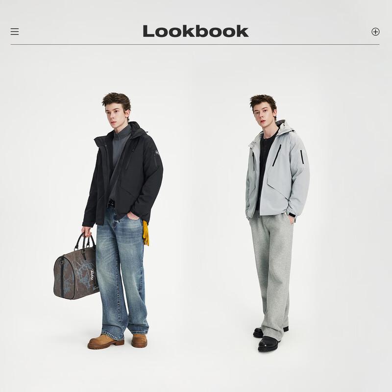 NVG·YOUNG Men's 3-in-1 Windproof Jacket
