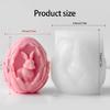 Silicone Rabbits Mould Nonstick Surfaces Easy Demolding For Candle Soap Making Holiday Projects