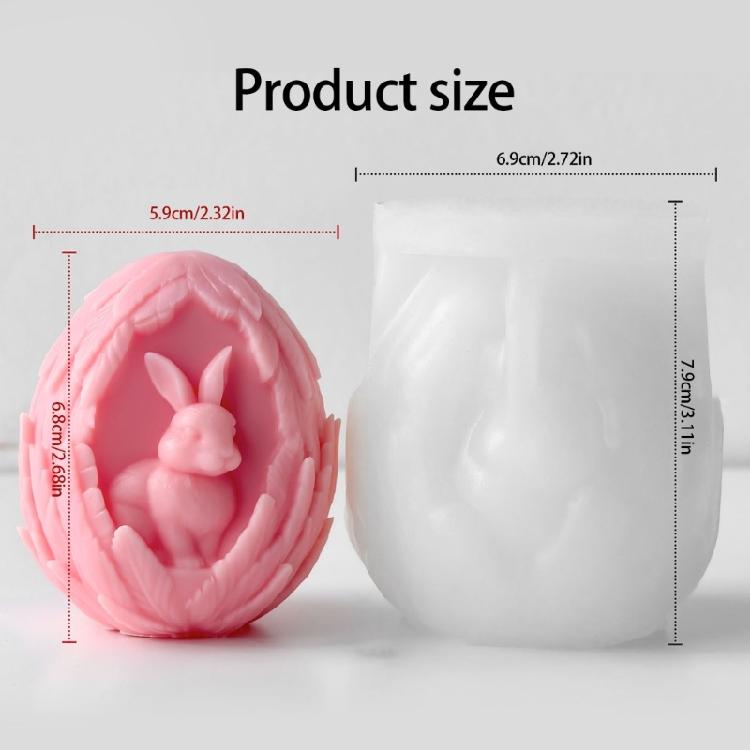 Silicone Rabbits Mould Nonstick Surfaces Easy Demolding For Candle Soap Making Holiday Projects