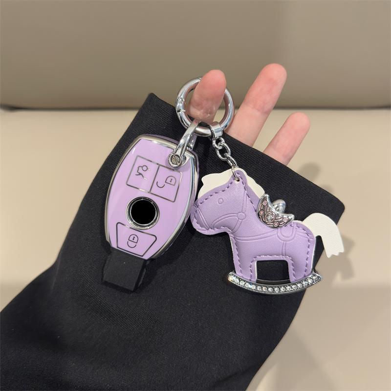 TPU Car Key Case Cover Shell Fob For Mercedes Benz A C E S G Class GLC CLE GL CLA GLB GLS W177 W205 W212 W213 W463 W222 X167 AMG