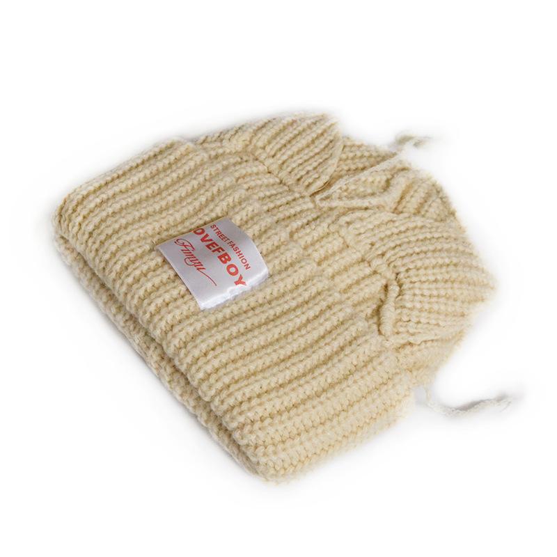 

Cute cat knitted warm hat women s outdoor sports cycling wool pullover hat autumn and winter ear hat tide one size, elastic, casual and versatile