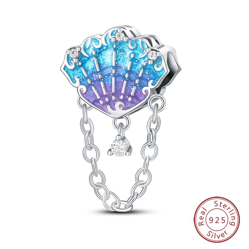 100% Copper Butterfly Fairy Dream Ocean Shell Pearl Mermaid Sea Turtle Sunflower Charms Beads Fit Qikaola Bracelets