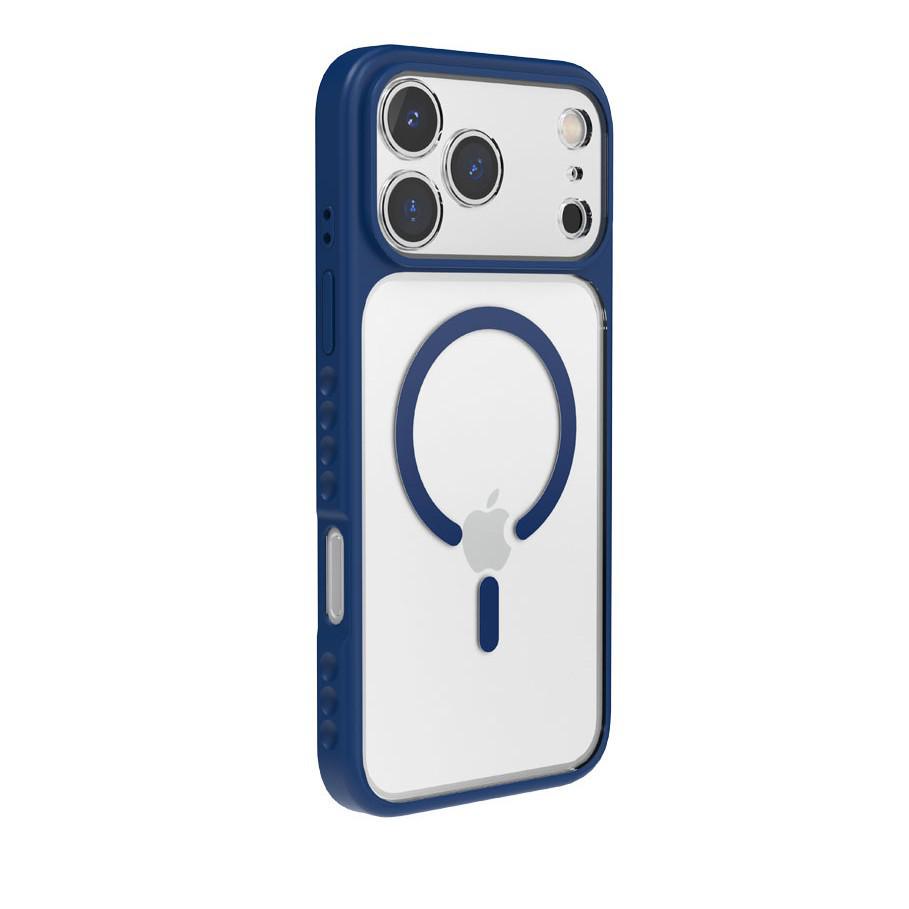 Orange Polka Dot Magnetic iPhone17 Pro Max Anti-Slip Case - Full Coverage