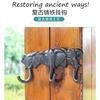 Originality Key Hook Stereoscopic Wall Hanging Elephant Decorative Hook Hanging Clothes Hooks On Hats Home Storage