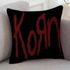 Rock Band Korn Cartoon Series Square Pillowcase Soft Waist Sofa Cushion Cover Bedroom Room Pillowcase