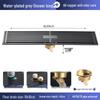 Gunmetal Gray 304 Stainless Steel Odor-Resistant Floor Drain with Copper Core for Shower & Washing Machine.