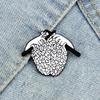Creative Cool Knitting Brain Enamel Pins Human Organ Punk Lapel Brooches Backpack Cloth Funny Badge Medical Jewelry Doctor Gifts