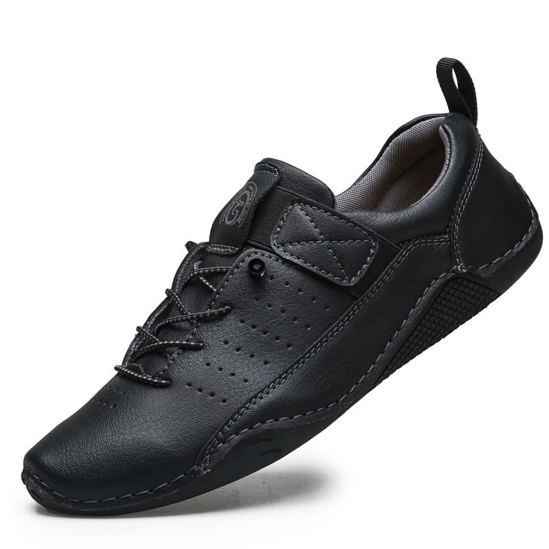 Fashion Outdoor Sneakers Mens Dress Shoes Retro Male Leather Business Male Baroque Shoes Casual Mens Oxford Work Footwear