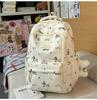 Schoolbag Japanese ins cute schoolbag girl, junior high school girl, high school student, large capacity load reduction class backpack student 
