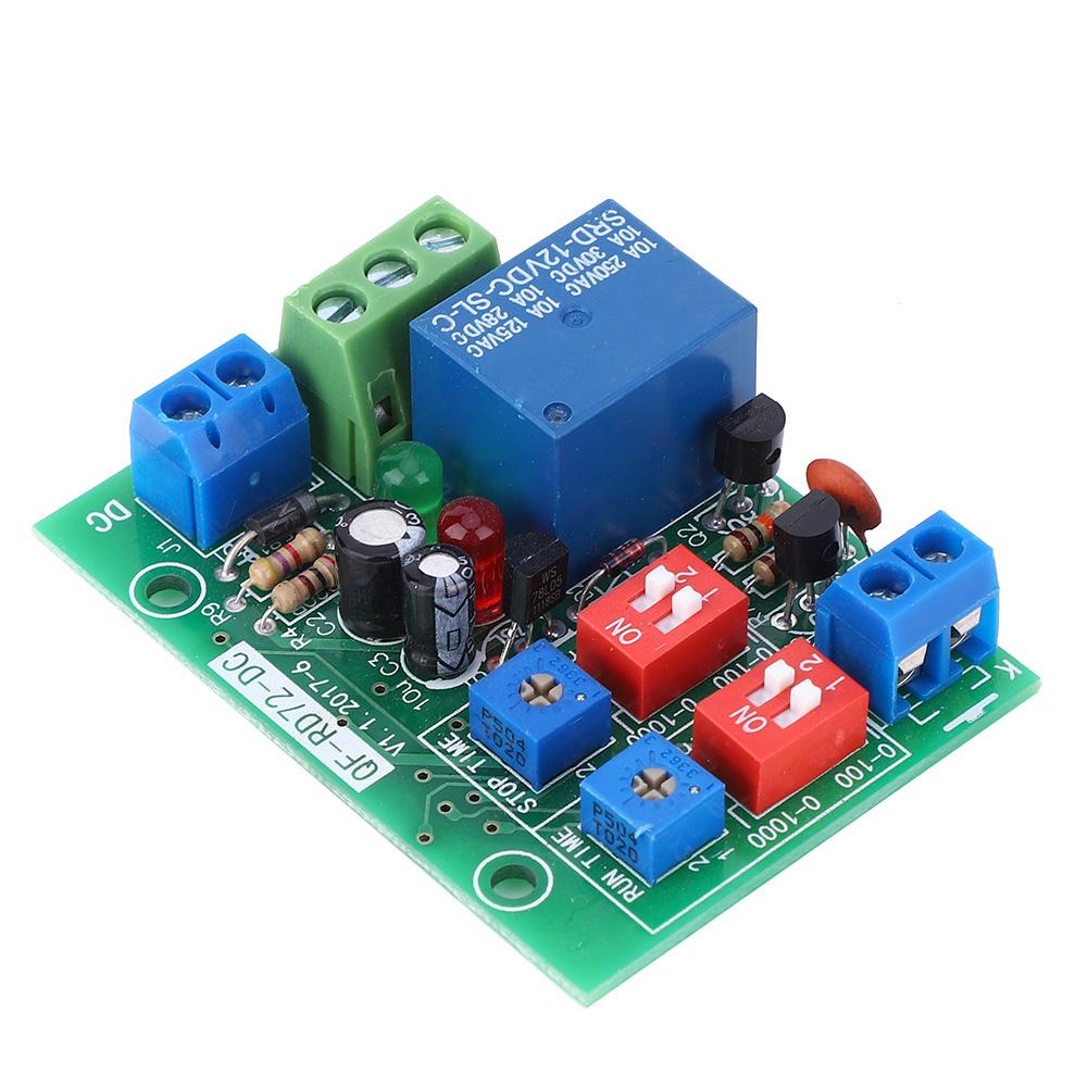 RD72DC12V Infinite Cycle ON OFF Relay Module Trigger Delay Switch Infinite Loop Relay