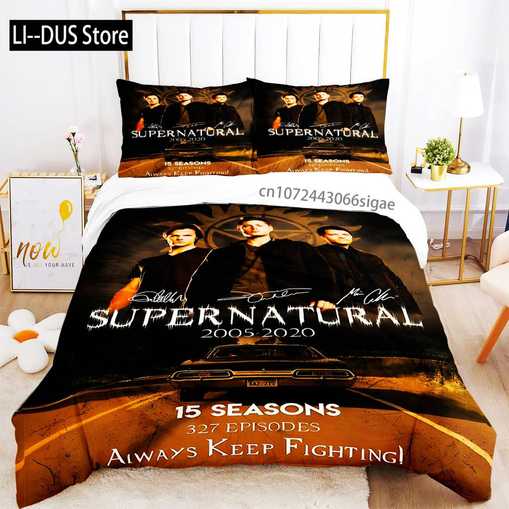 2024 Personality Supernaturalbed Sheet Duvet Pillowcase Bed Sheet Three Piece Bedding Soft Quilt