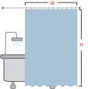 Fresh Flowers Print Shower Curtain Small Floral Home Bathroom Decoration Bath Curtains Waterproof Polyester Fabric With 12 Hooks