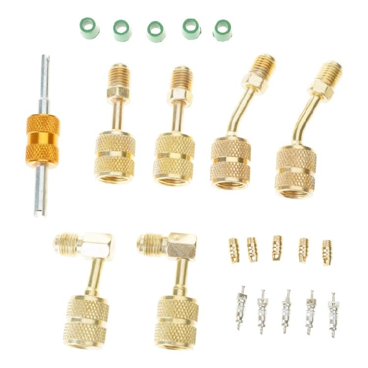 

R410A Adapters Maintenance Tool Cooling System Tool Straight Adapter Set 1