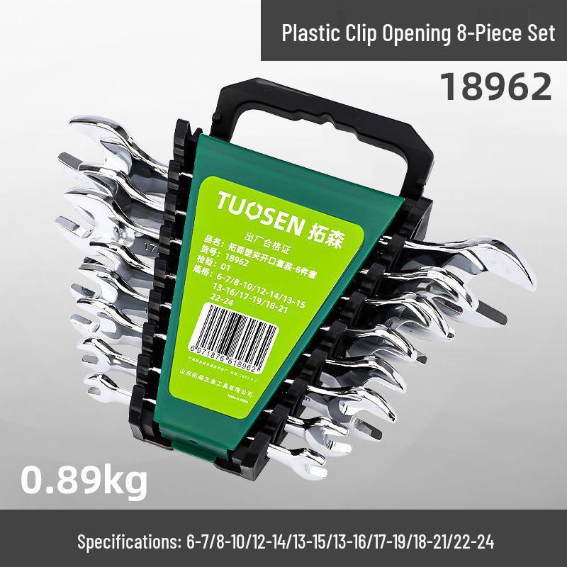 Set chei combinate cu capăt deschis și capăt inelar cu cap dublu - Set scule de reparații cu finisaj oglindă