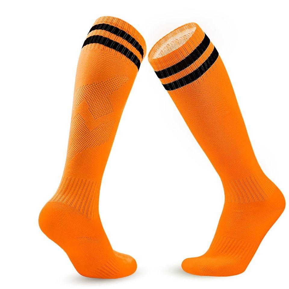Loogdeel Kids Youth Adult Soccer Socks Stripe Knee High Softball Baseball Sports Socks Breathable Football Socks for Men Women