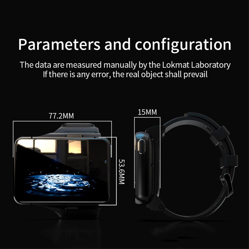  MAX 2.88 inch 4GB+64GB LCD 2300mAh SmartWatch For Android 7.1 4G Phone