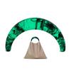 Luxury Resin Women's Bag Handle U-Shaped Semi-circular Handbag Handles Acrylic with Square Buckle Tote Grip DIY Replacement