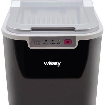 WEASY Ice Maker - KW12 - Up To 12 Kg of Ice Cubes Per Day - 7 To 12 Minutes of Production - Black