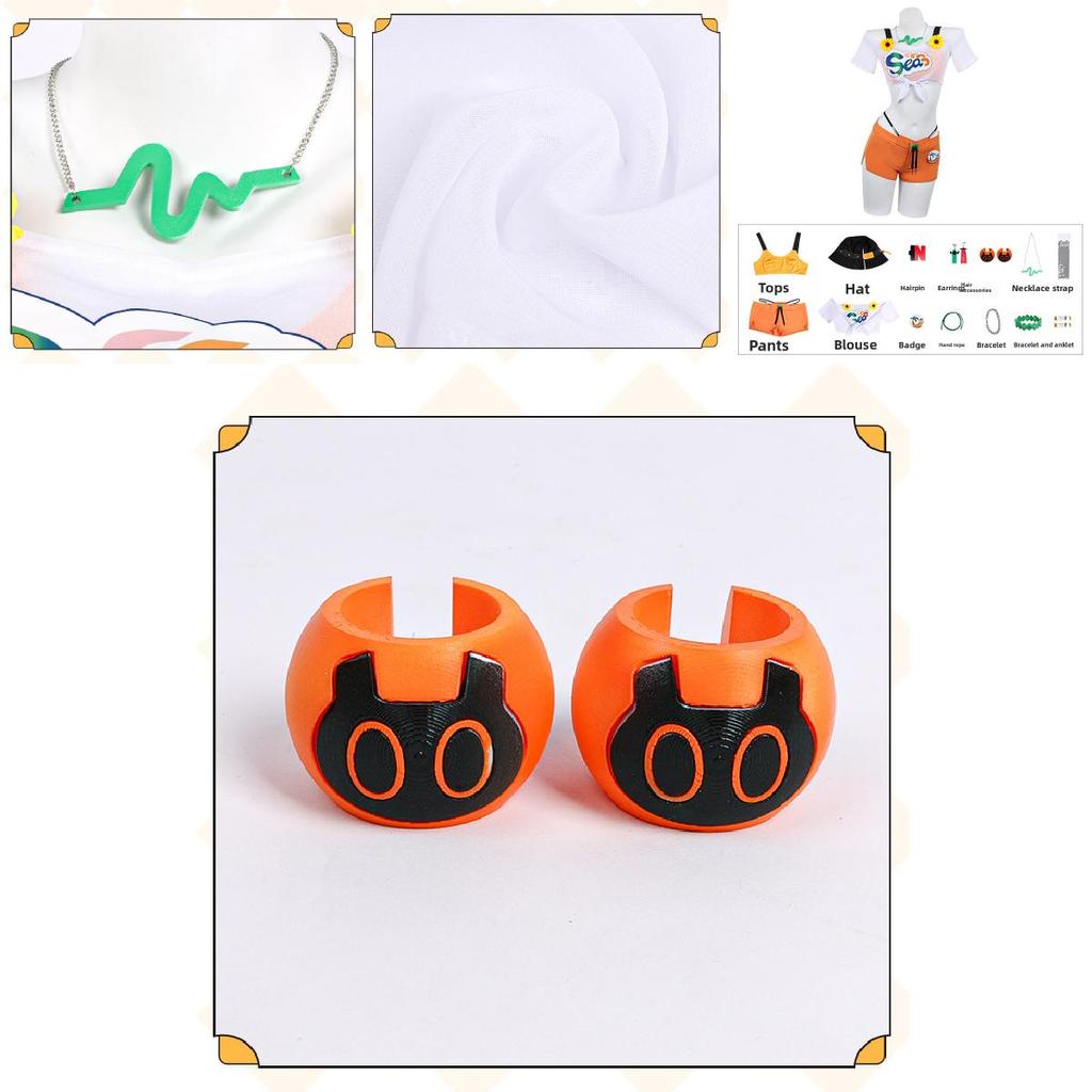 Zenless Zone Zero Belle Summer Cosplay Costume With Accessories For Anime Conventions