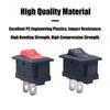 10pcs 2PIN ON/OFF Boat Rocker Switch 3A/250V Boat Car Rocker Water Dash Dashboard Truck Dispenser Switch