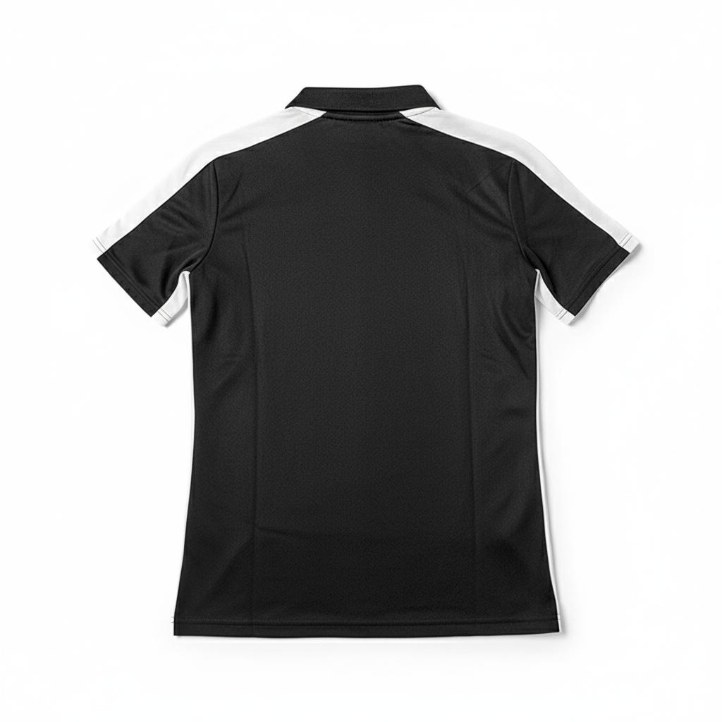 Men's Nike Polo Shirts Unisex Black/White Lapel Moderate Straight Fit