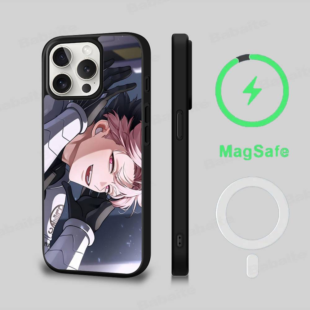 Kaiju NO.8 Narumi Gen Anime Phone Case Magnetic Case For IPhone 16 14 13 12 11 15 Pro Max Plus For Magsafe Wireless Charge Cover