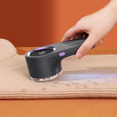 Fabric Shaver Lint Remover Rechargeable Electric Sweater Defuzzer with Digital LED Display Remove Fuzz Pills for Clothes