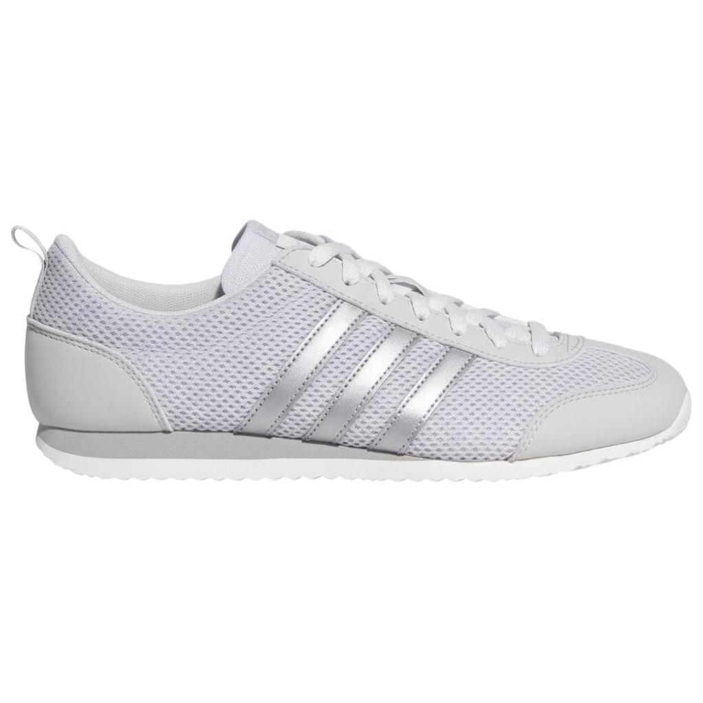 adidas Vs Jog 2.0 Fabric Synthetic Leather Ice Cream T Shoes Comfortable Versatile Low Top Casual Shoes Unisex Sneaker Gray White KH7655