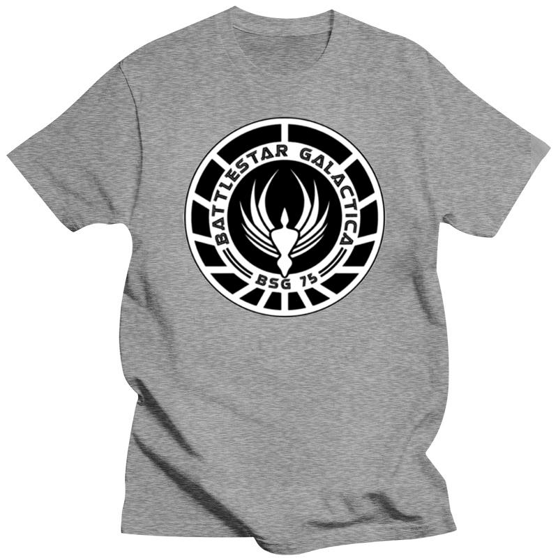 Summer T Shirt For Unisex Humor Tshirt Funny T Shirt Unisex Novelty Tshirt Battlestar Galactica Galactica Badge Tshirt Casual Tees