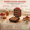 Quick Heating Waffle Donut Maker Convenient Donut Toaster Grilled Meat Plate Donut Maker  Lunch