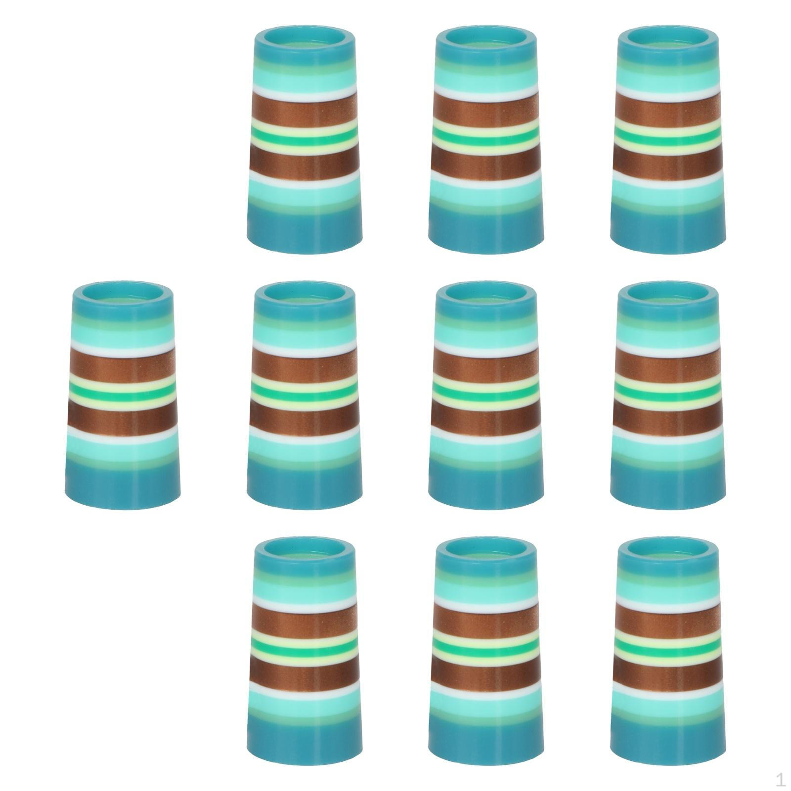 

10 шт. наконечников для гольфа, заглушки, аксессуары премиум-класса, крышки, адаптер для конического наконечника для гольфиста Style A