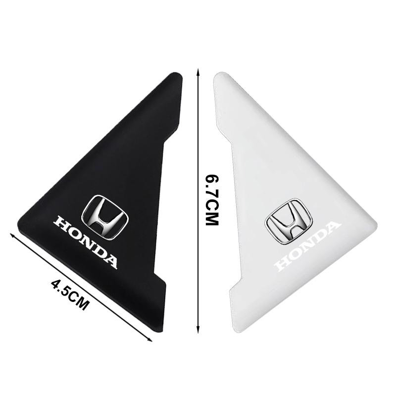 2Pcs Car Door Corner Silicone Protective Anti-Collision Cover For Honda Fit Mugen Insight Type S R VTEC DOHC Modulo Vezel Legend RR Si