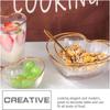 Irregular Clear Serving Dish Heart Shaped Fruit Plate Creative Candy Trays  Fruits Salad