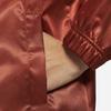 Nike Casual Satin Embroidered Logo Solid Jacket Women Jacket Campfire-Orange DJ1087-895