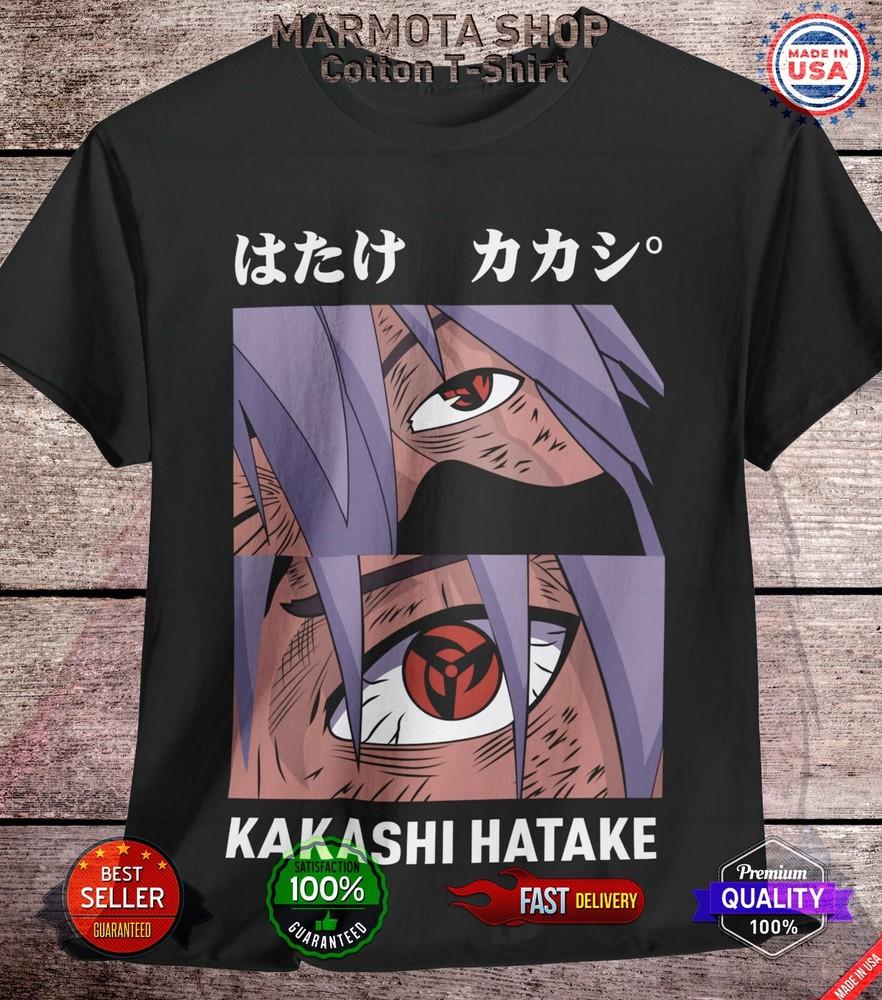 

Kakashi T-Shirt Naruto Madara Sasuke Itachi Uchiha Anime Unisex Tee Shirt Manga 3XL
