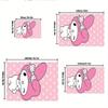 1pc Sanrio Melody Mermaid Printed Office Carpet Rectangle Rug Under The Table,Perfect Room Decor for Living Room, Bedroom, Kitchen, Non-slip Floor Mat