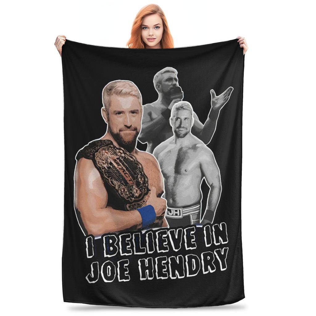 Ich glaube an Joe Hendry Decke Super Weich Warm Überwurfdecken für Sofa 50x60 Zoll Mehrere Größen Plüsch Dünne Steppdecke