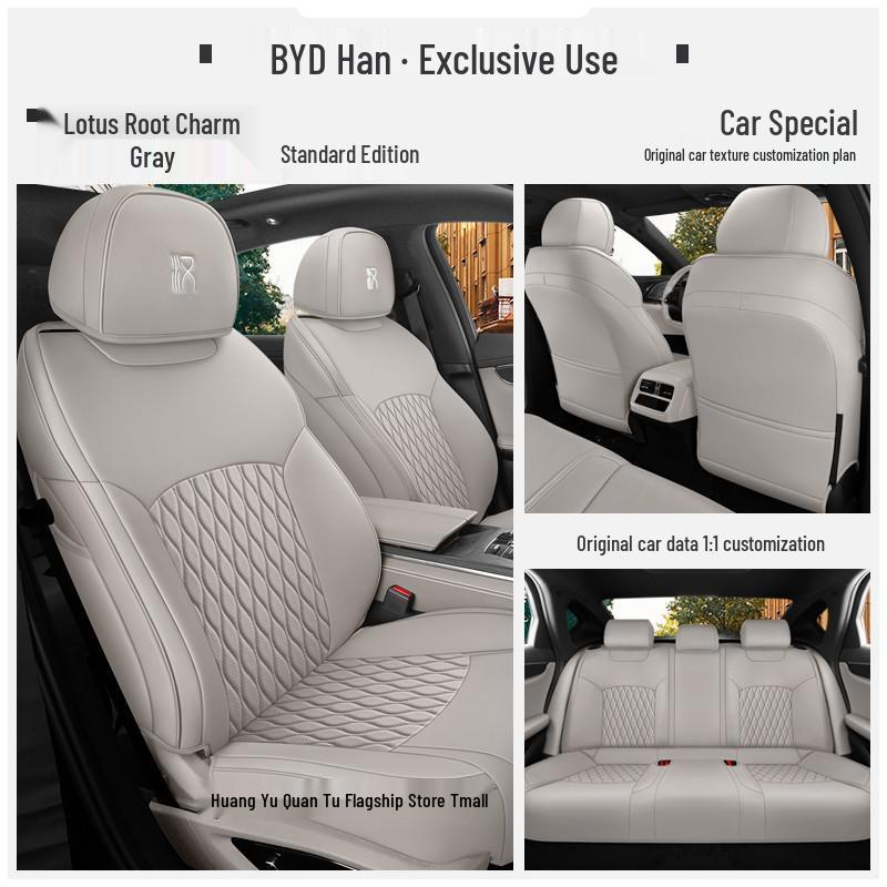 

BYD Han DMI/EV Seat Cushion Full Coverage Honor Edition - Four Seasons Compatible BYD Han 2020-2025 Hybrid [Petrol-Electric]