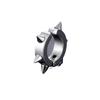Punk Personality Sliver Color Rivet Spike Hoop Earrings for Women Men Hip-hop Street Ear Bone Clip Stainless Steel Jewelry Gifts