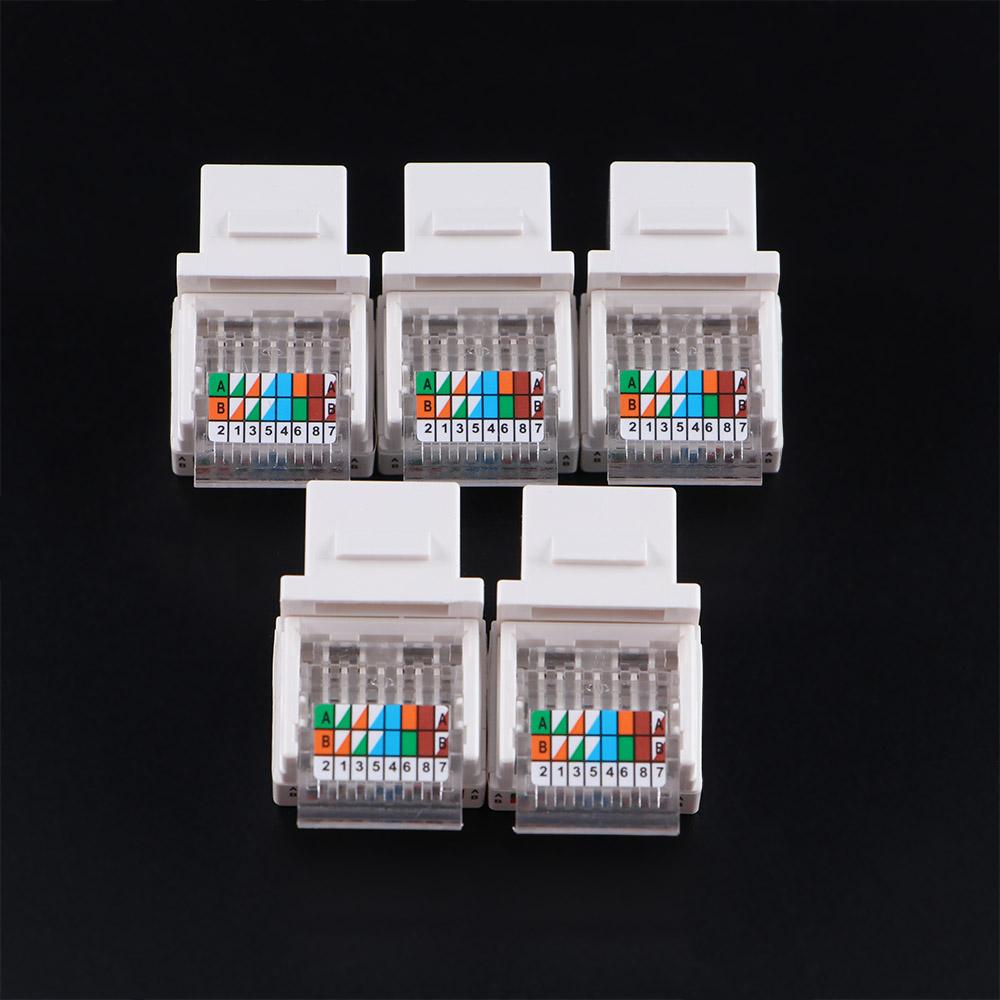 UTP Computer Outlet Cable Adapter RJ45 Connector Ethernet Cable Information Socket Network Module
