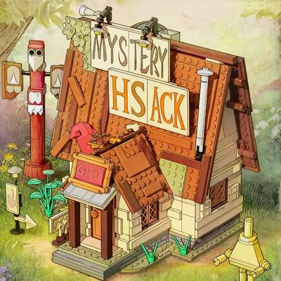 1108 Pezzi Casa Misteriosa Blocchi da Costruzione Modello da Costruzione Fai da Te Casa Classica dei Cartoni Animati nella Foresta Giocattolo Educativo Fai da Te Regali