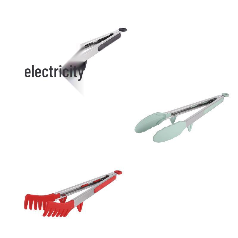 Silikonové multifunkční kuchyňské kleště na těstoviny, nudle a pečení