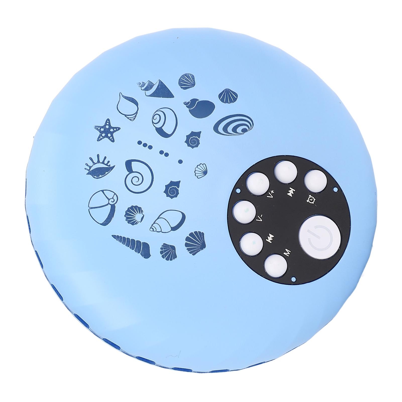 

Звуковая машина с белым шумом, 8 вариантов ночного освещения, свет и музыка, таймер, зарядка через USB-C, портативный, белый