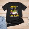 Jesus Is My Savior Crocheting Is My Therapy Crochet Lover T-Shirt Unisex T-shirt