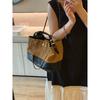 Xiaoxiangfeng Suede Tote Bag Women's Large Capacity Portable Bucket Bag Premium Versatile Rhombus Chain Underarm Bag
