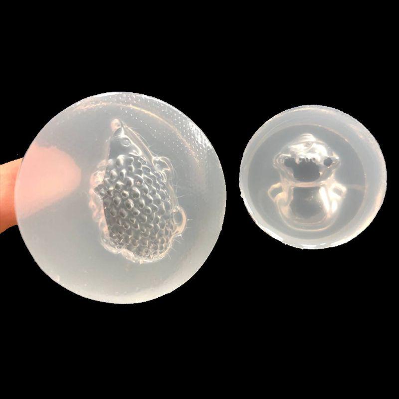 DIY Ornament Mold Suitable for Jewelry Silicone Resin Molds Including Hedgehog Dog Crafts Pendant Mould Jewelry Making