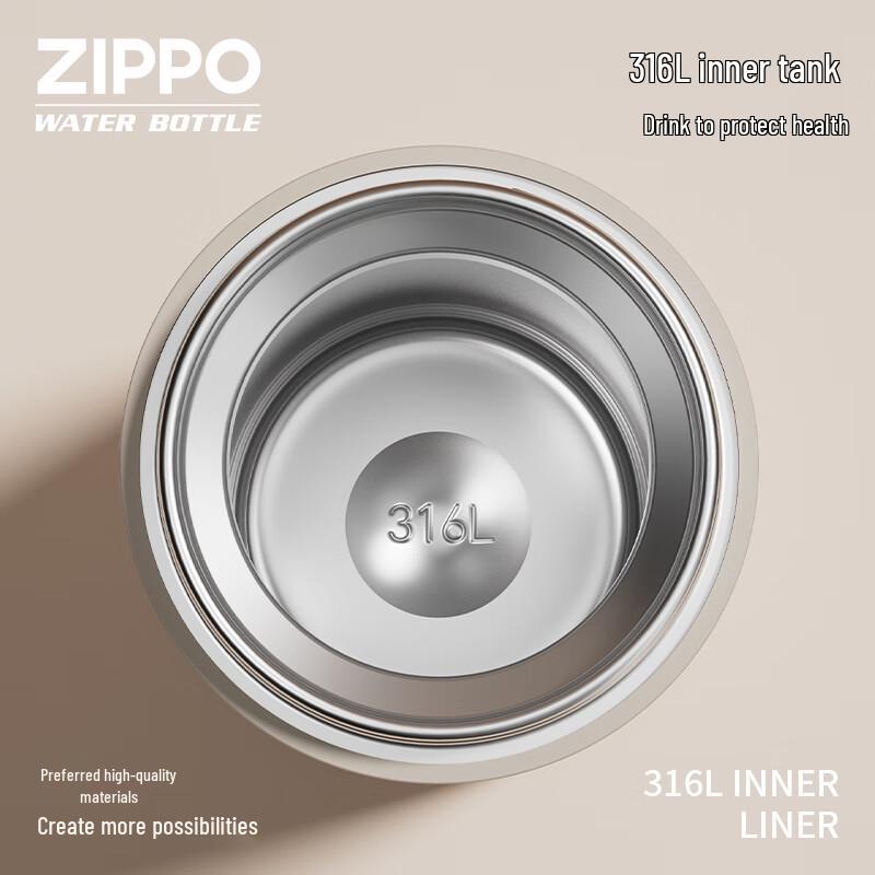 ZIPPO Smart Insulated Tea & Water Bottle with Temperature Display