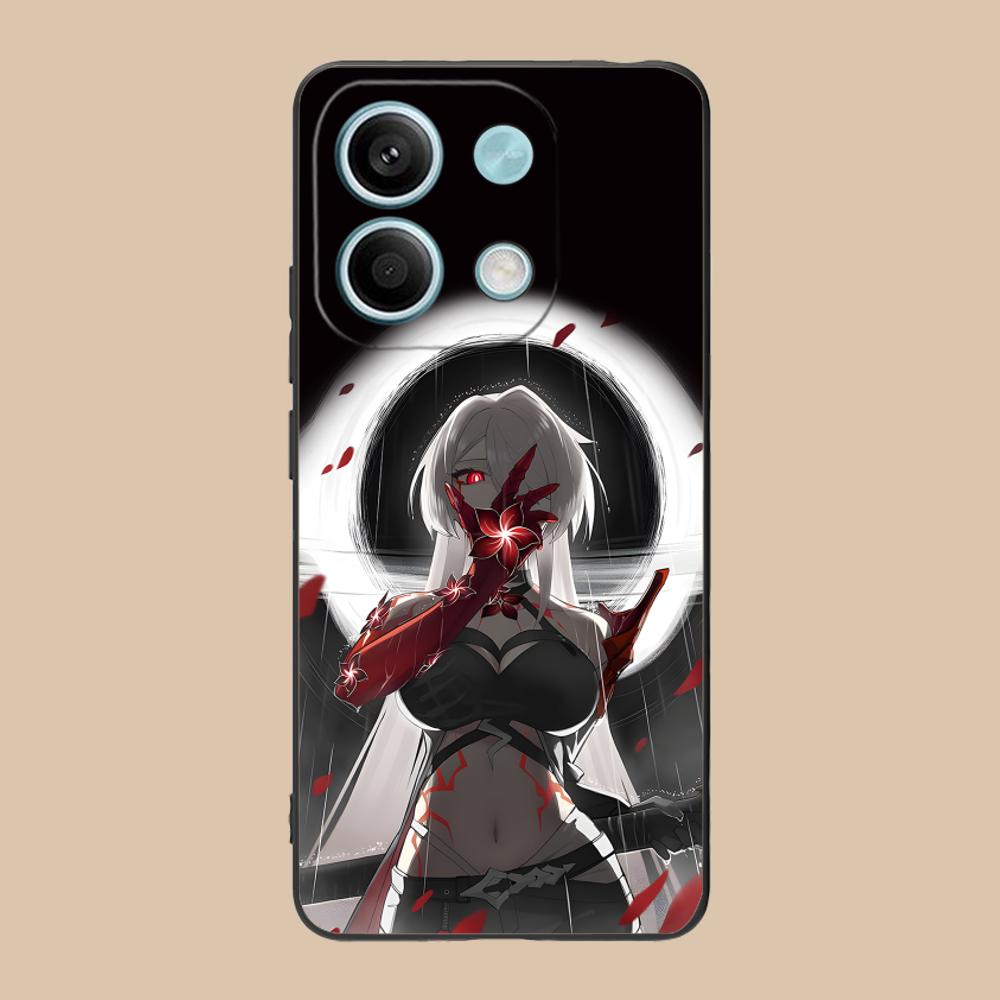 

HSR Acheron Matte TPU Mobile Phone Case for POCO F8 F7 F6 F5 F4 F3 F2 Pro GT C75 C71 C65 C61 C40 Pro Ultra Colorful Cover Poco F8 Pro