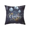 Świąteczna Dekoracja Tematyczny Drukowany Wzór Poszewka na Poduszkę Dom Salon Sofa Kwadratowa Poliestrowa Poduszka